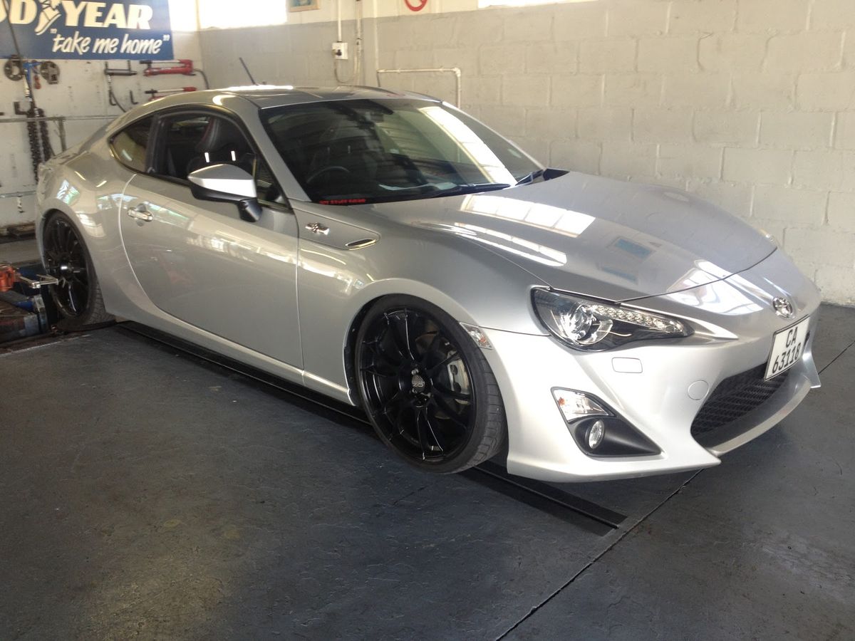 Toyota 86 in the workshop